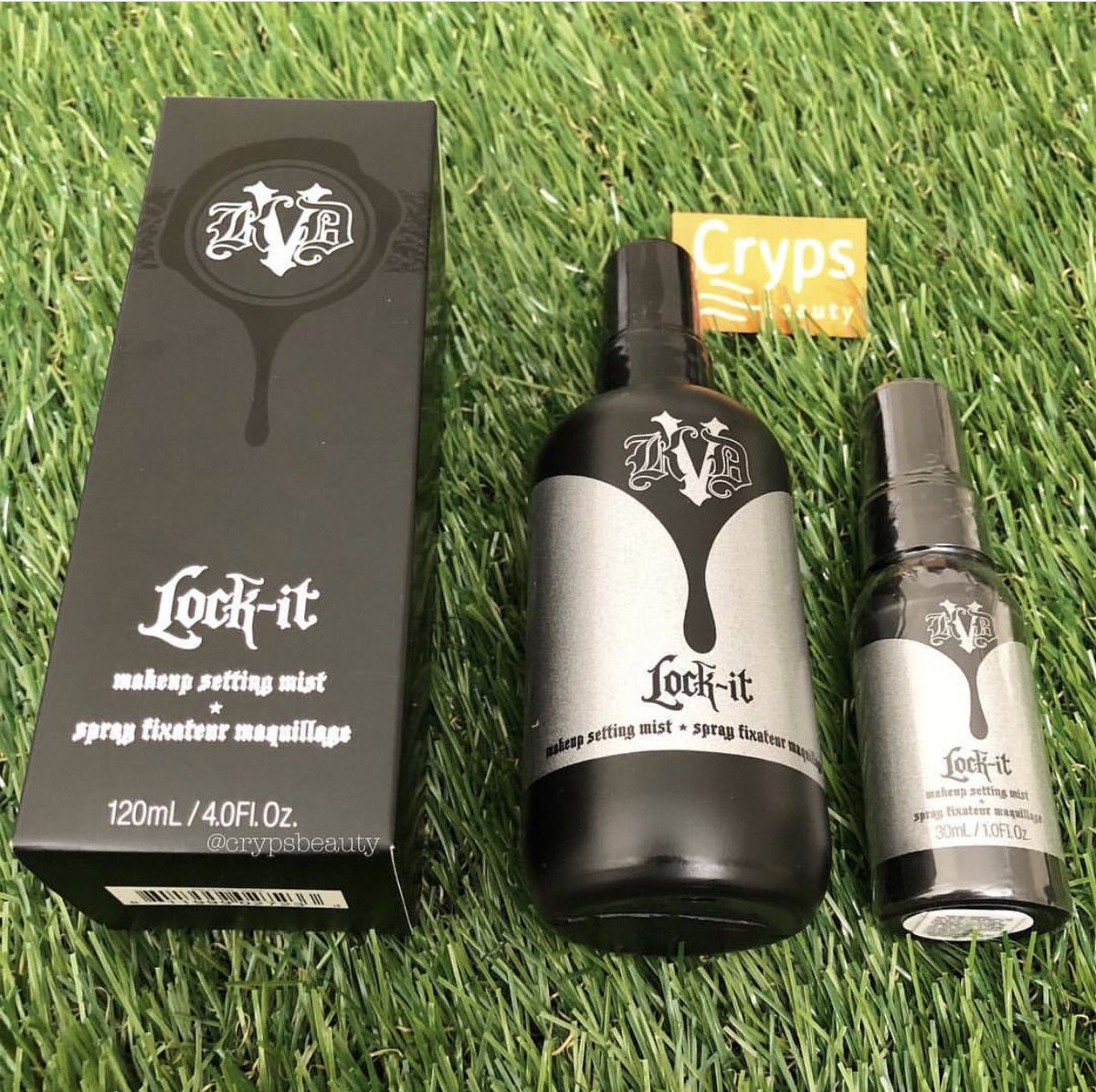 crypsbeauty's tweet photo. #katvond #crypsbeauty Best makeup Setting Spray. All day wear guaranteed . Price: N7,500 -N13,500 https://t.co/daWuSqW7fE