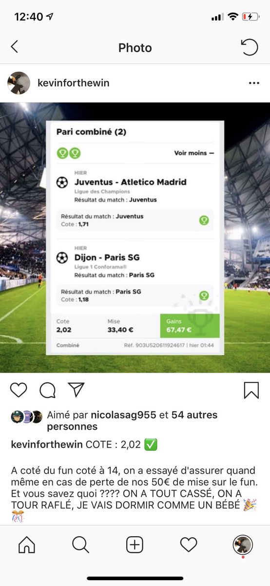 KevinForTheWin_'s tweet image. A coté du fun a 14, vu qu'on est pas des barjots, on a fait un safe coté a 2. Au final on valide les deux sans problemes 

Cote : 2,02

#Pronos #FDJ #Betclic #Unibet #Bet #TeamParieur #Analyse #Foot #Easy #Money #Pronostics #Football #Win #Montante