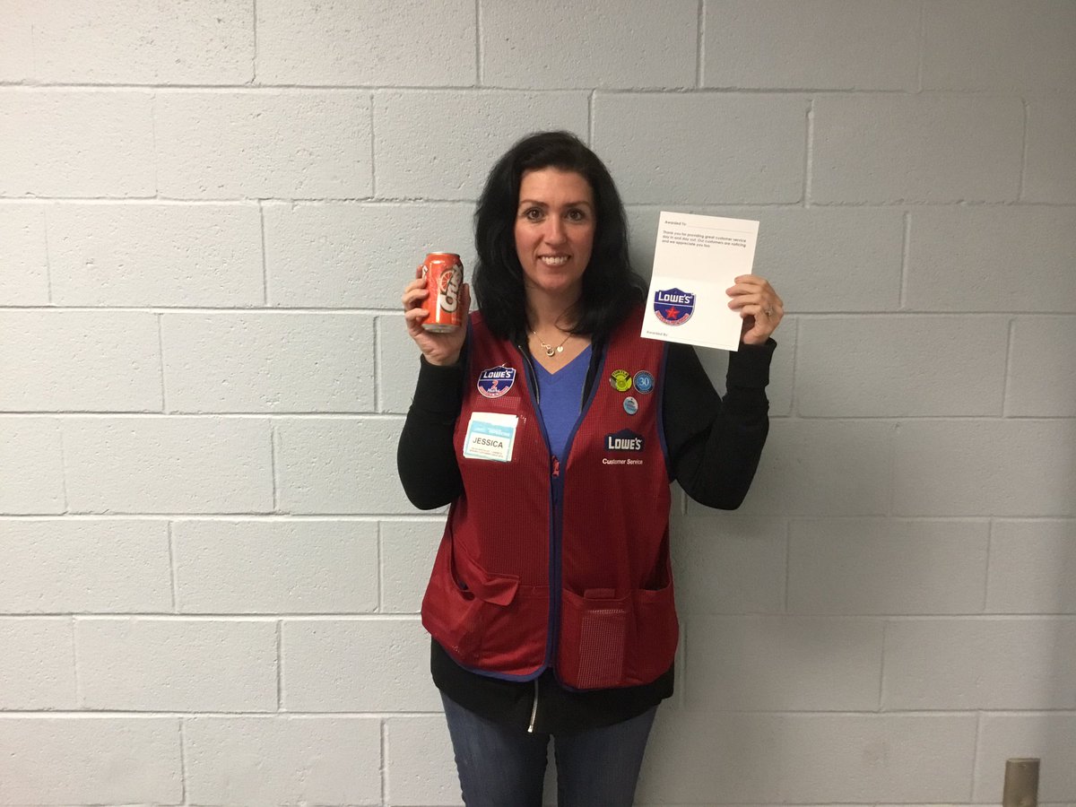Lowes1142's tweet photo. Jessica had an awesome review on LTR survey about her selling skills of appliance and install. Making the experience seamless for the customer. Great job Jessica and thank you!
Keep crushing it! https://t.co/TgPesTxJJH