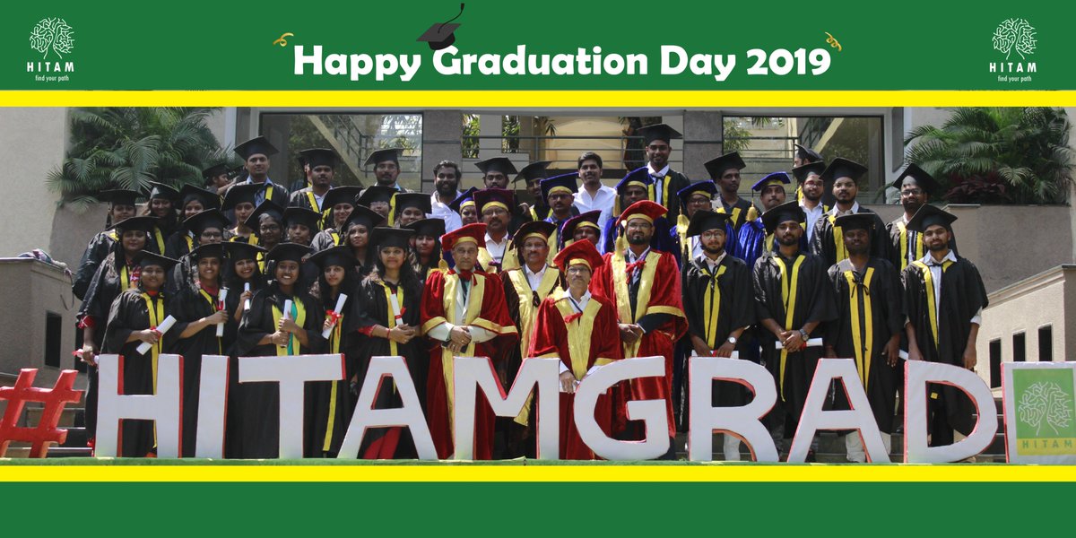 HITAMHyderabad's tweet photo. Here is the glimpse of Graduation Day 2019.
Go confidently in the direction of your dreams.
Live the Life you have imagined
#happygraduations #happygraduation🎓 #happygraduationday #happygraduates #beachler https://t.co/Rs0ponPrqn