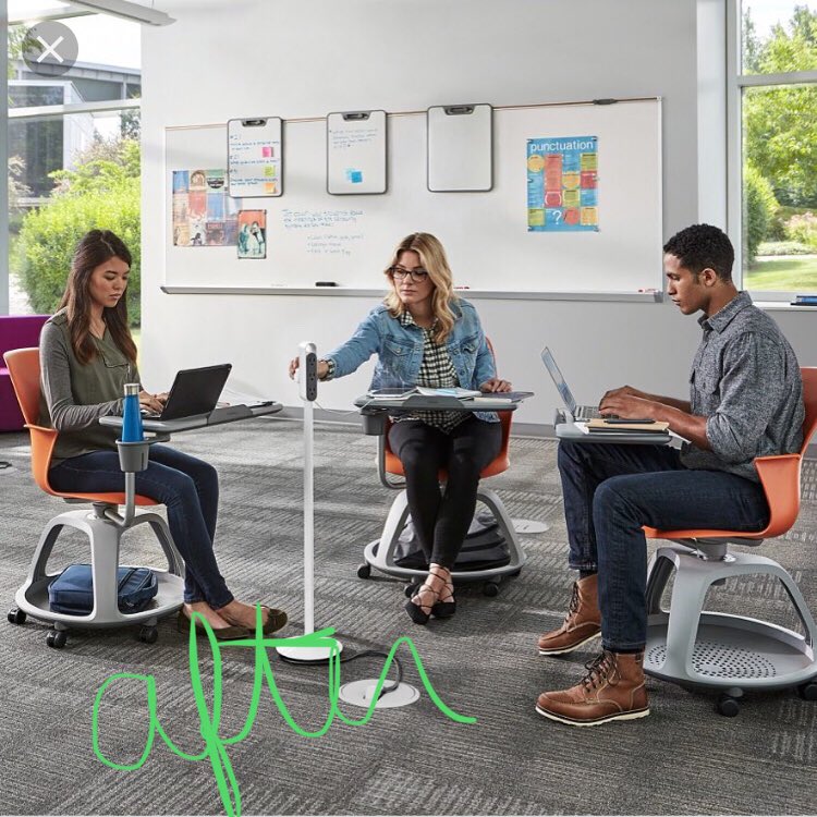 HelenaMesich's tweet image. The ⁦@CardinalLegerSS⁩ Library is just a short week away from hearing if our school will be awarded the ⁦@SteelcaseEDU⁩ #ActiveLearning Center Grant! We are on the edge of our seat excited to change our space and our learning! #ALCGrant #LancerLearning #flexibledesign