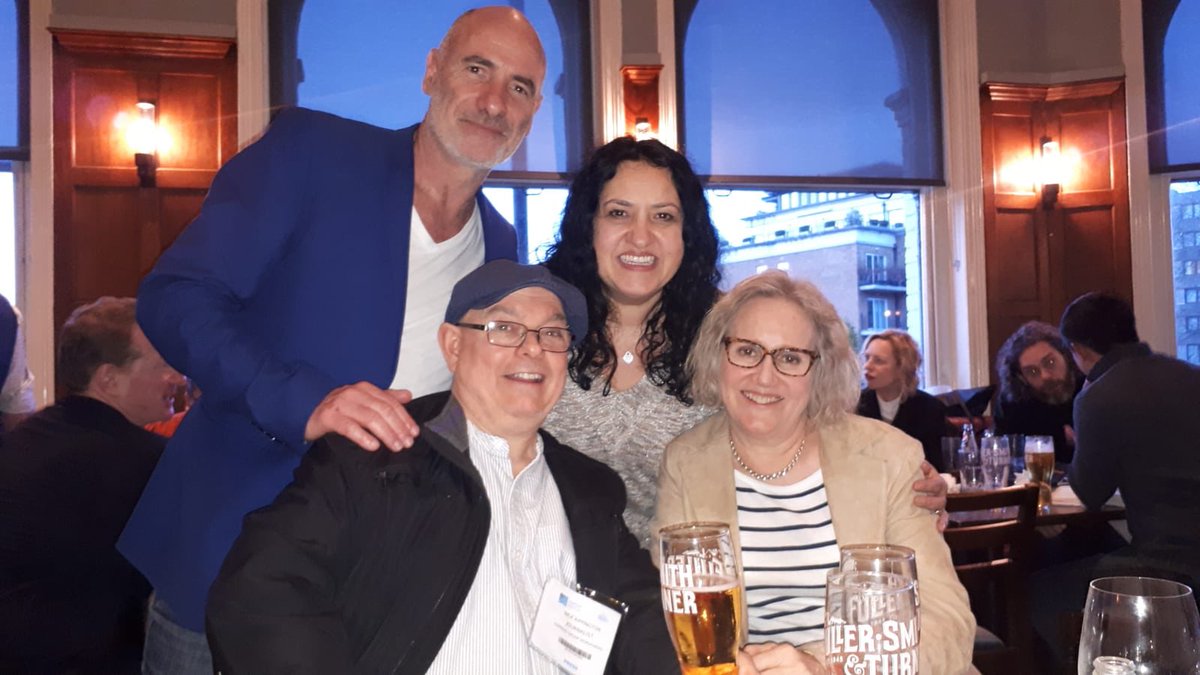 schristodoulou2's tweet image. Guys...just this...big hugs!
🤗😘😊
@davepperlmutter @nickripp @DrCarolCooper 

And our wonderful books too!📚

#authors #authorsbehavingbadly #LondonBookFair2019 #alli