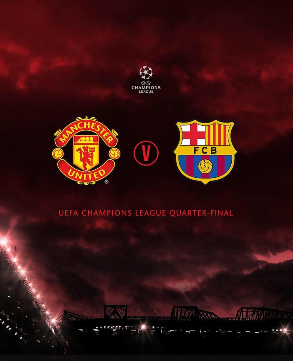 🏴󠁧󠁢󠁥󠁮󠁧󠁿 Man. United vs. Barcelona 🇪🇸 

We ❤️ United !!!