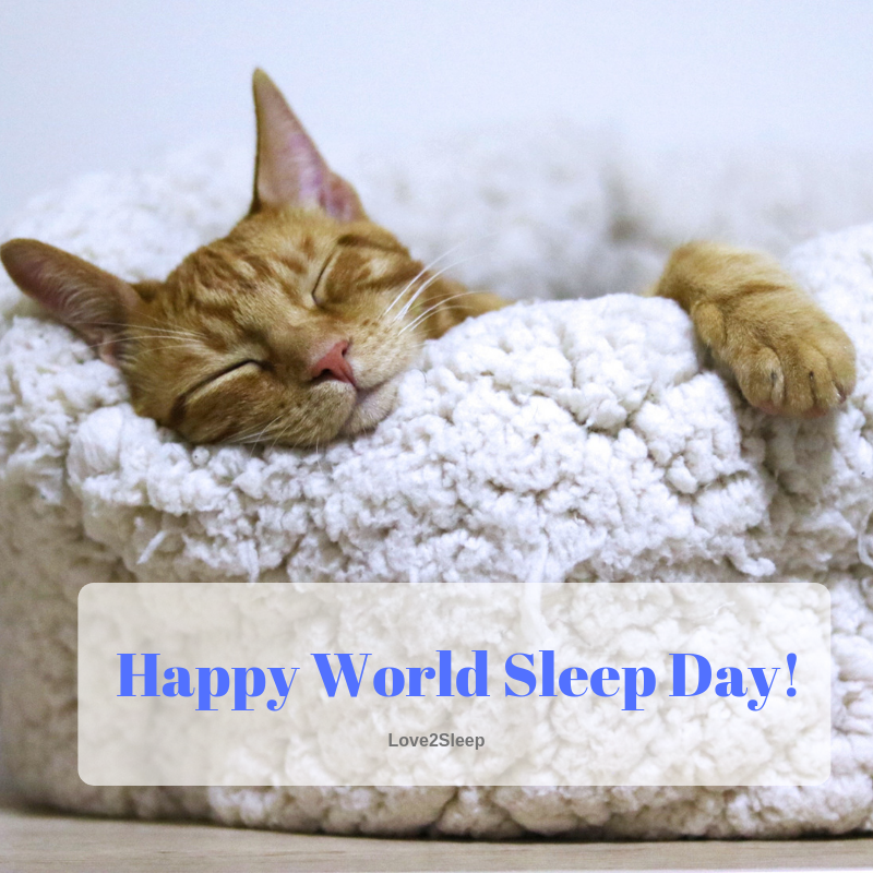 From All of us here at Love2SLeep! Sleep is absolutely essential to your  physical and mental health so we hope you get that much needed rest  this weekend! ❤️ #WorldSleepDay