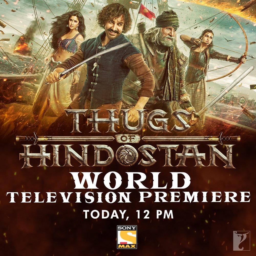 thugs of hindostan on sony max