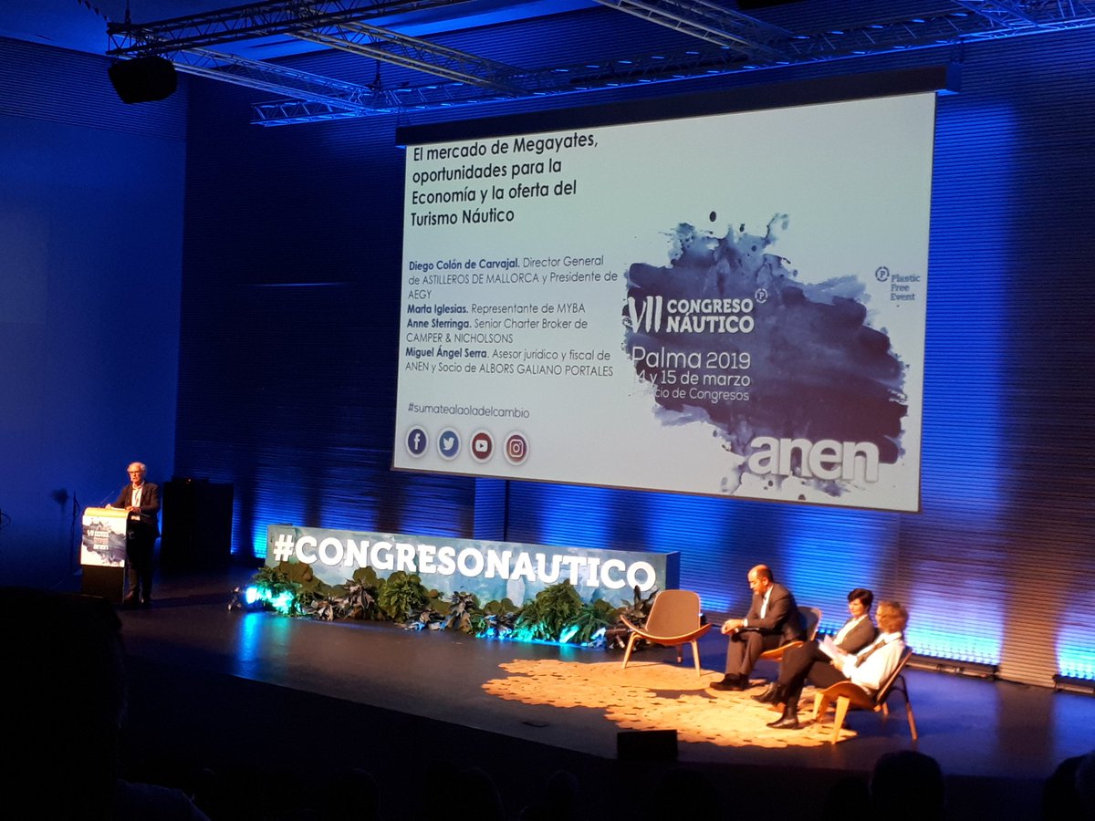 Inspiring #superyacht market insights today
#CongresoNautico #sumatealaoladelcambio 
#evoworld #jointherevolution
