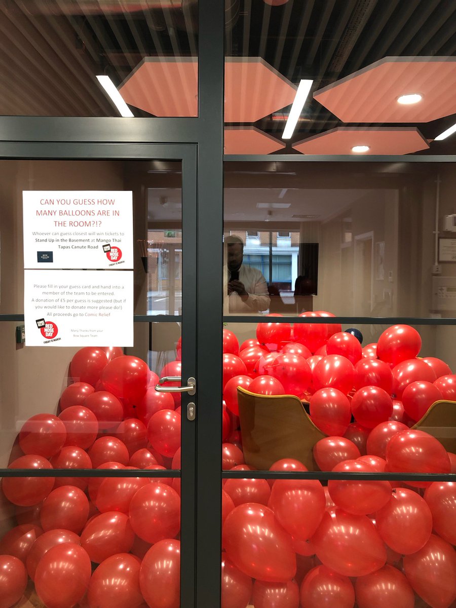 Head to our <a href="/JustGiving/">JustGiving</a> page and guess how many balloons are in the room, along with a donation of £5. All proceeds will go to <a href="/comicrelief/">Comic Relief</a> . The correct guess will #win 2 tickets to a comedy show at <a href="/MangoThaiTapas/">Mango Thai Tapas</a> !

Just Giving page: bit.ly/2O6ptGS

#Southampton