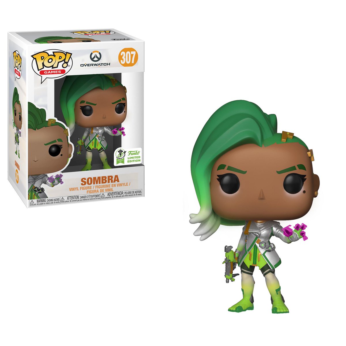 💚 ECCC exclusive announcement 💚 Sombra (Glitch) is a regional exclusive to <a href="/VideojuegosGAME/">GAME España</a> 🎮 #Overwatch