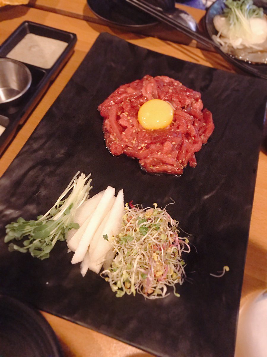 torielun's tweet photo. ユッケハンヨノ 新論峴店✏️
新論峴駅3番出口から徒歩10分。英語ができる店員さんとメニュー有。
サーモンとユッケ食べ放題で19,900W🐟 https://t.co/vligEOQjD5