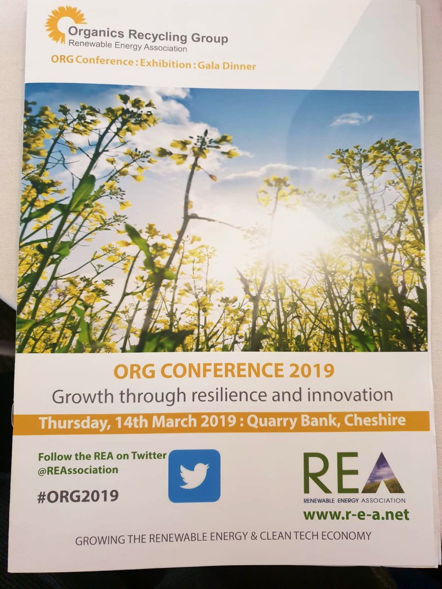 REAssociation's tweet photo. #ORGConference2019 has officially ended following our site visit this morning. We would like thank everyone who came to the event,@crjservicesltd for giving us a tour of their facilities and @elleteq for sponsoring yesterday’s lunch. We look forward to welcoming all you next year https://t.co/w1nZsPlanc
