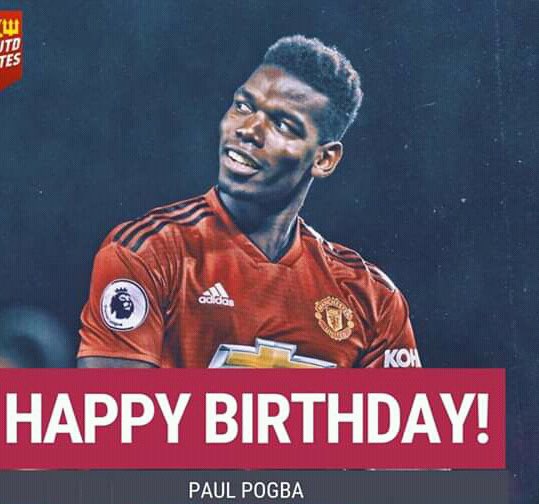 Happy birthday Paul pogba but did he get his ucl birthday wish   did you??  