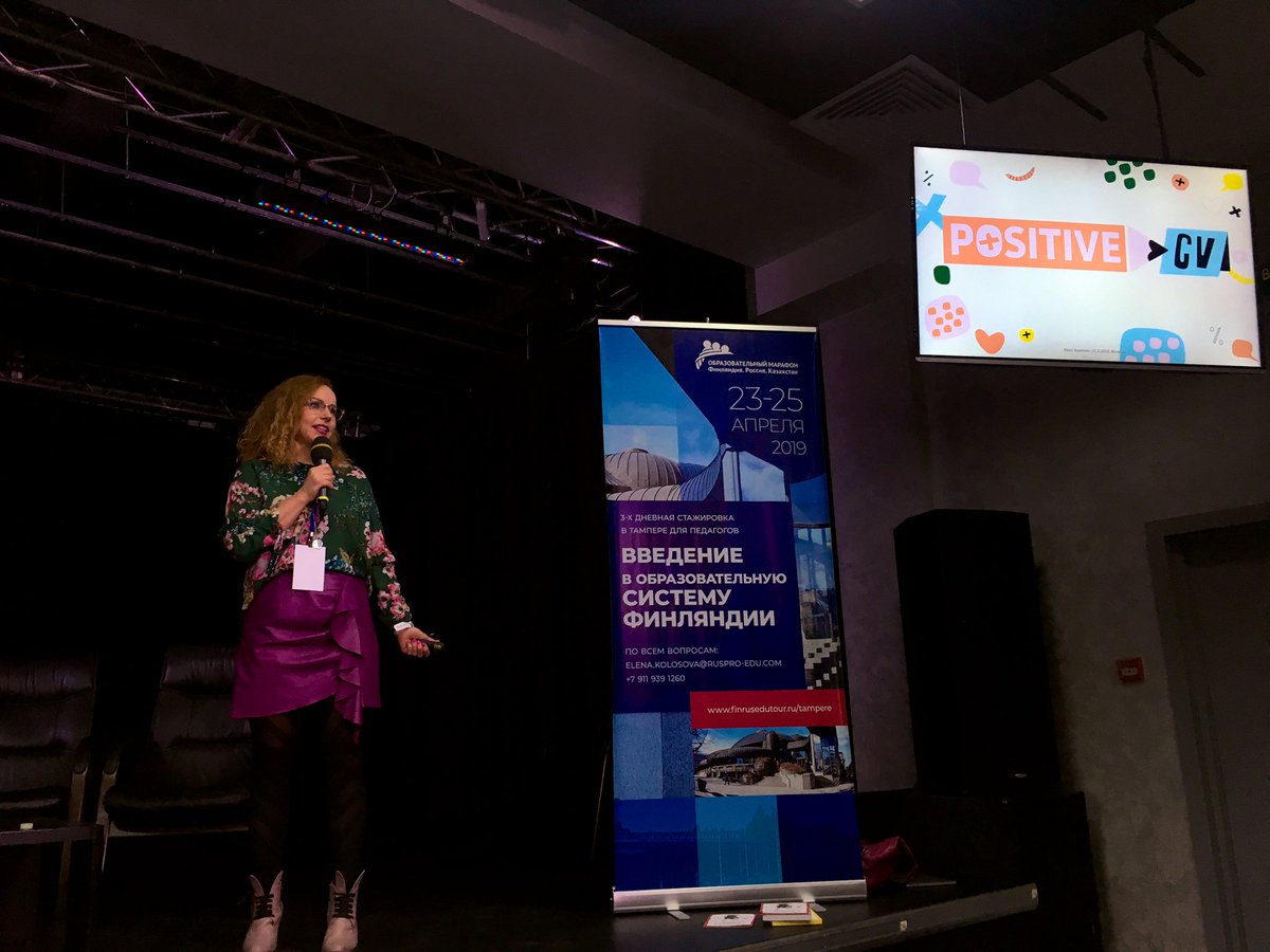 KirstiLonka's tweet photo. Now @KaisaVuo on stage ๐ #positiveCV @EduSciHelsinki #Moscow #Russia #finruseduforum @IrinaSolonova @lottaum https://t.co/I2mev7Jopj