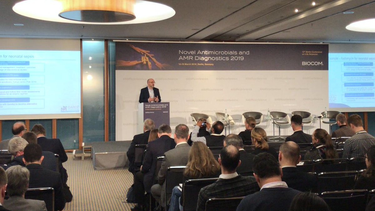 gardp_amr's tweet image. Our very own @obriensea explaining why GARDP is adapting current antibiotics to improve treatments options for children –  @BiocomDe #AMRConference 2019