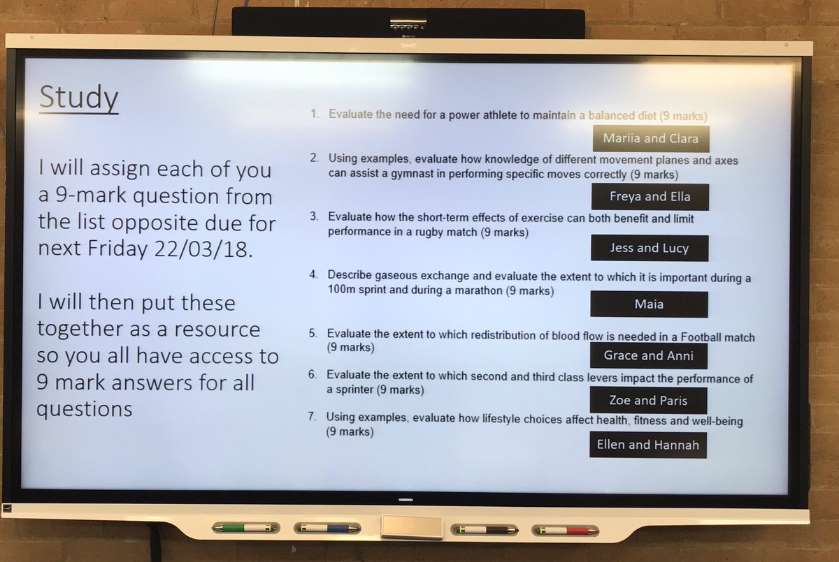 MissBassett_PE's tweet image. Edexcel GCSE PE 9-mark question focus ✅ #everytopic #bookletofanswers #modelanswers