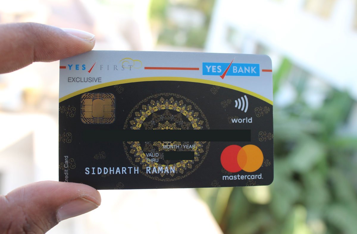 siddharth raman on twitter: "sad news: yes bank credit cards
