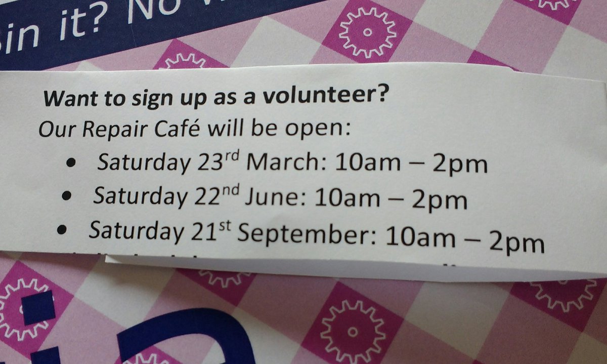 VicRepairCafe's tweet photo. Come along to our first repair café! On Saturday 23rd March 10am - 2pm, bring something to repair or come and see if you would like to volunteer. @holyspiritwb #repair https://t.co/6Z58Q7hnAe