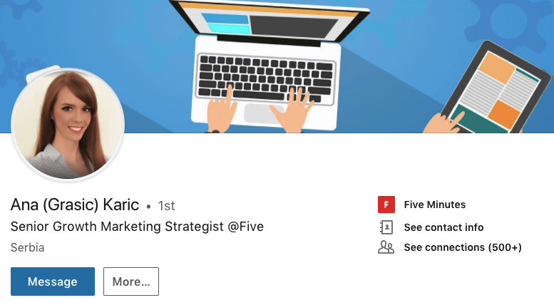 ManningGlobal's tweet photo. Growth Marketing Strategist Ana Karic shares her best hacks that will help you make the most out of your LinkedIn profile and network in four simple steps! 

@fivenyc @PetMinuta 

👉 https://t.co/D4xDHBjQG4 

#LinkedIn #SocialMedia #SEO #Career #Marketing #Five #ManningGlobal https://t.co/SQPWnOQyao