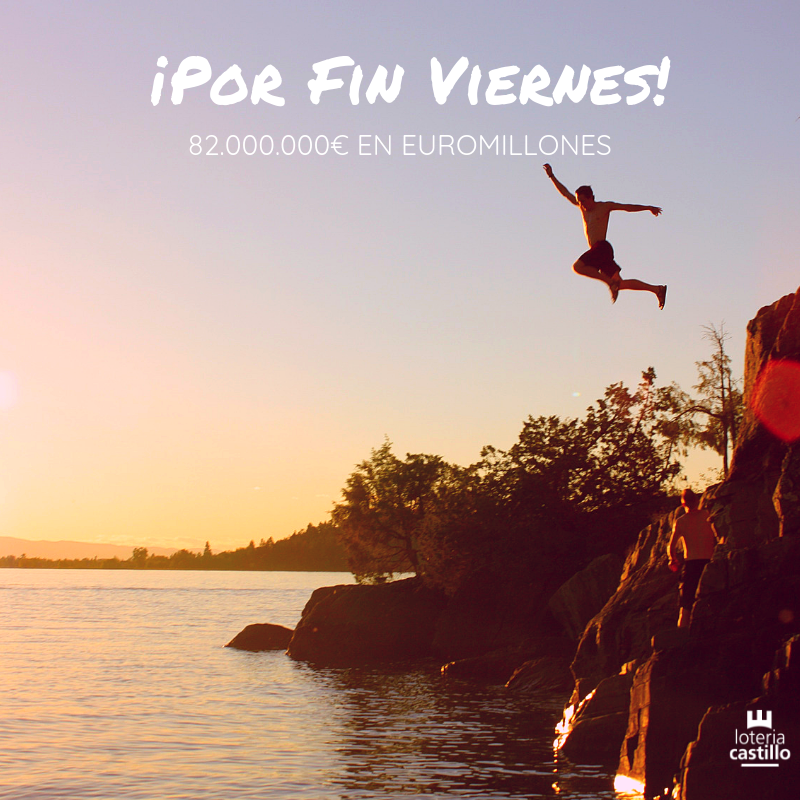 ¡Por fin es #viernes! Esta noche hay un bote de 82 millones en #Euromillones ¿ya tienes tus números de la suerte?  bit.ly/euromillones_t