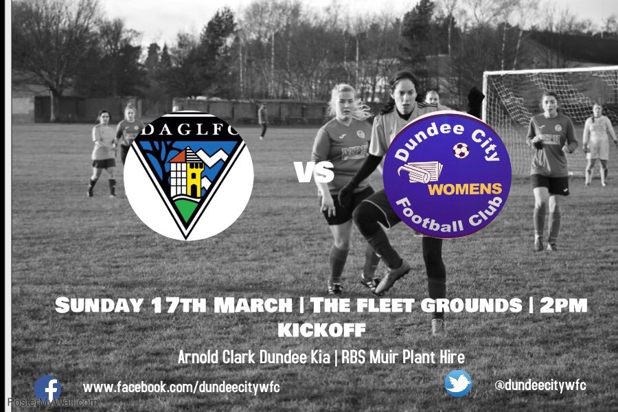 Dundeecitywfc's tweet image. #SWFL2 Fixture @DALFC u21 v Dundee City 

Our ladies travel to Dunfermline this weekend for the next league fixture 💙💙