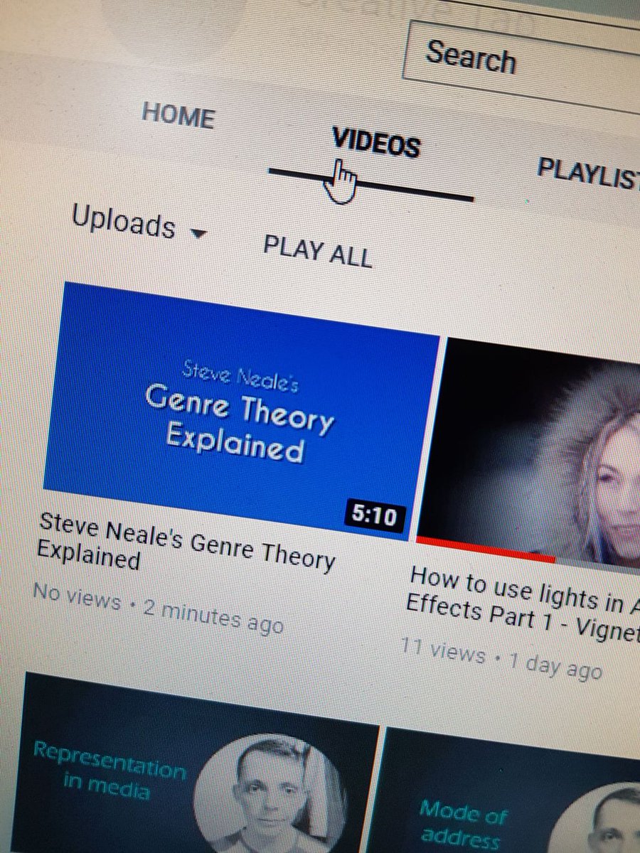 CreativeTap1's tweet photo. ICYMI: New video uploaded last night discussing Steve Neale's genre theory and how it can be applied in our creative design work! #design #designer #designthinking #genre #media #creativity #Creative #create #adobe  #photoshop #filmmakers #filmmaking #art #explainervideos https://t.co/gWJakdqvNm