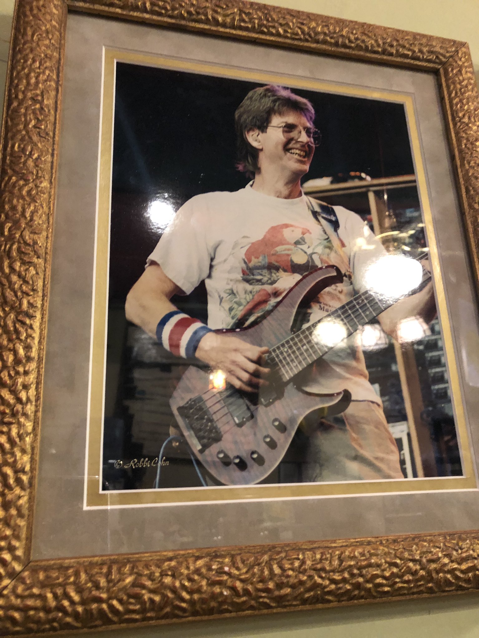 Happy birthday, Phil Lesh! found this pic of him on the wall at Tate Street Coffee this morning :-) 