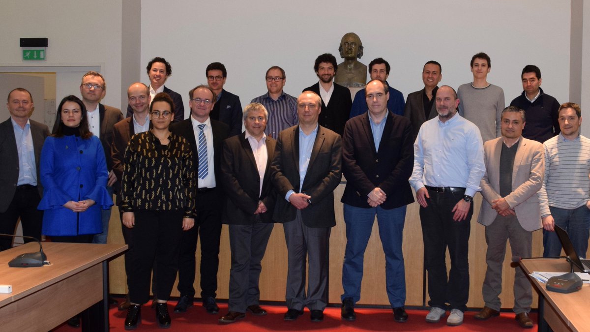 Technaid's tweet image. This week, the final review of the ColRobot EU funded project, has taken place at #Lille. The meeting was held at the facilities that ENSAM has in the city north of France.
It was a complete success! #H2020 #industrie40 #AeroSpace #Robotics  
More info: technaid.com/colrobot-final…