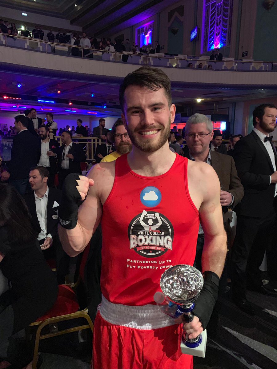 BrightGen's tweet image. Second up was Stuart &apos;The Bomber&apos; Barber taking on Martin Golding, again from our friends at @salesforce A great performance by both Boxers, the crowd at @TroxyLondon were raucous, with Stuart picking up the win in this one, again after 3 hard fought rounds! #PartnerBoxing 🥊
