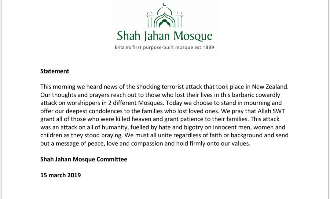 Shah Jahan Mosque (@shahjahanmosque) on Twitter photo 