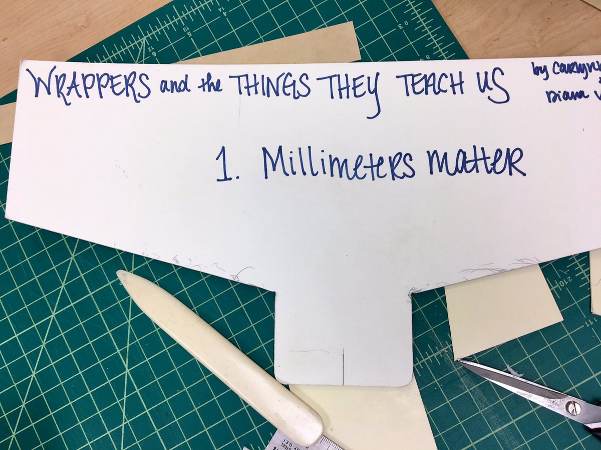 NUL_PresCons's tweet photo. #DayOfConservation inundation: who doesn’t love the perfect 4-flap to protect our needy books? Carlynne, Registrar/Collections Coordinator, is the best of the best, timing herself at 12 minutes per exemplary box. Her slogan: Millimeters Matter. https://t.co/3OPLYMZujS