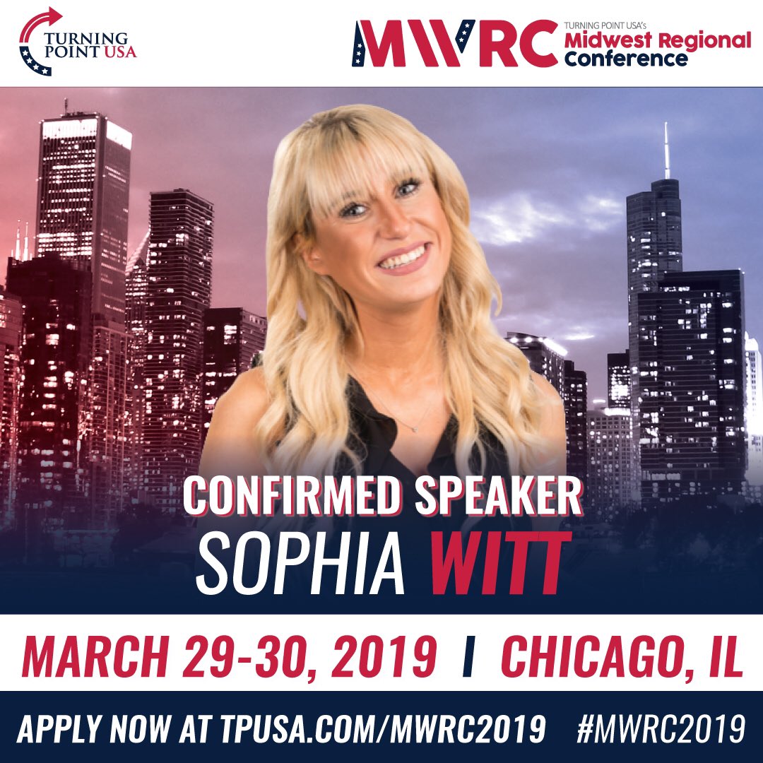 TPUSA's tweet image. We Have Some GREAT Speakers Confirmed For #MWRC2019 

@TheOfficerTatum 
@realannapaulina 
@KyleKashuv 
...&amp;amp; More! 

Will We See YOU In Chicago? 

APPLY! TPUSA.com/MWRC2019