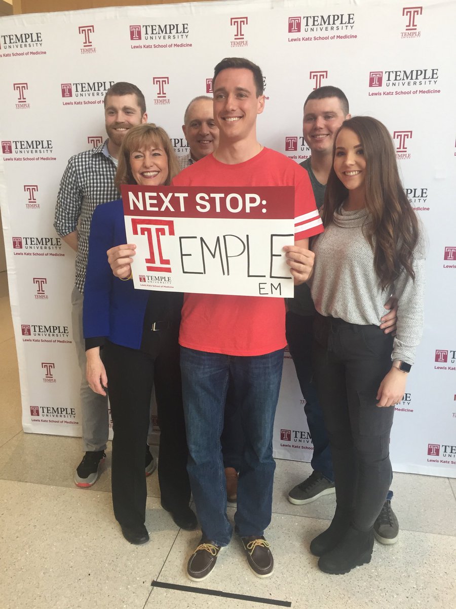 TempleMedAlumni's tweet photo. Another match for TEMPLE! 😊 #MatchDay2019 #nextstop https://t.co/iPG0aF9grT