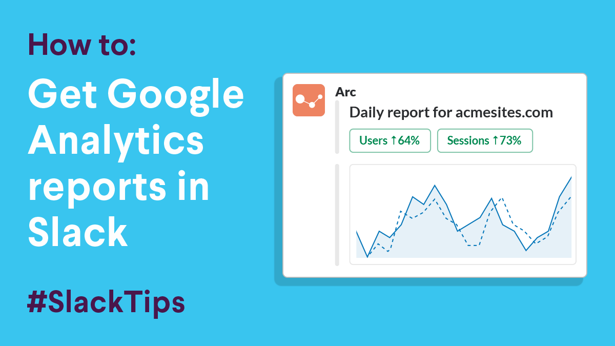 SlackHQ's tweet image. Pipe numbers from Google Analytics directly into Slack and make it easier to see how splendidly your marketing efforts have been doing: bit.ly/2O7Y4nR  #SlackTips