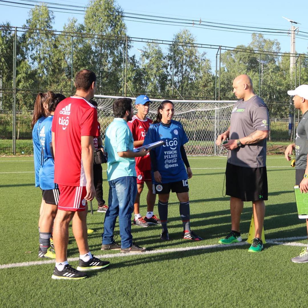 TheSportsArmory's tweet photo. Coach Pace and Coach McLaurin off to a good start in training the Paraguay Women’s National Soccer team! ⚽️#TheSportsArmory #ArmedForSUCCESS @coparaguay https://t.co/3F6iAvngvl