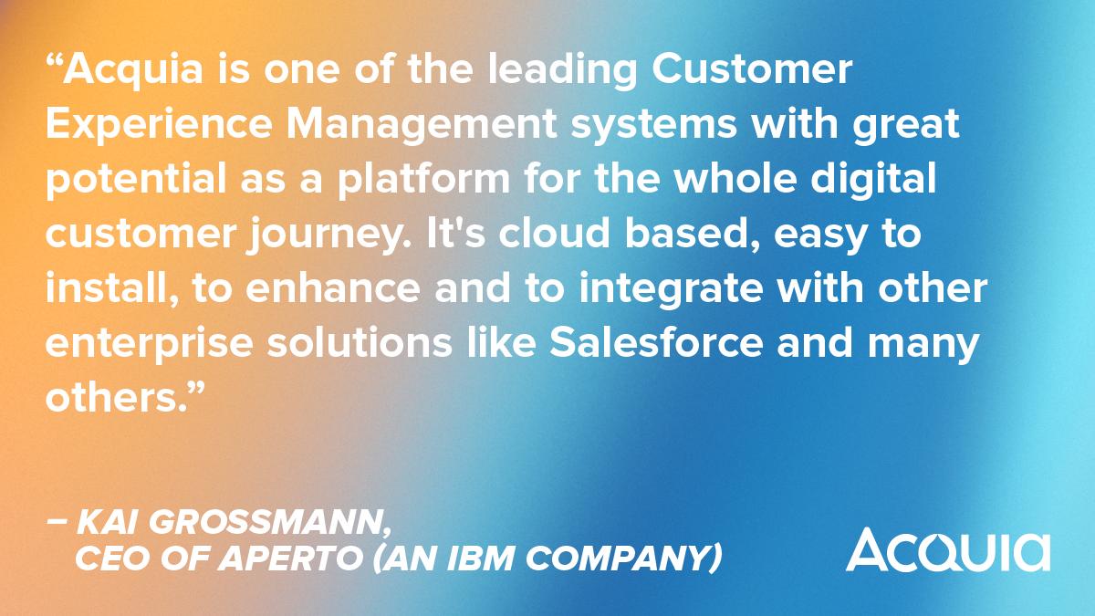 Congrats to @IBM_iX, this year's EMEA Partner of the Year, awarded based on overall revenue performance in 2018. Here's to even more success in 2019!
#AcquiaPartnerAwards