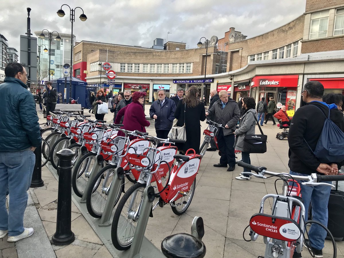 Thank you to <a href="/Bruneluni/">Brunel University of London</a> for hosting a brilliant launch event for Santander Cycles!

We are proud to be a sponsor of #BrunelBikes and they are certainly proving to be extremely popular in Uxbridge 🚲