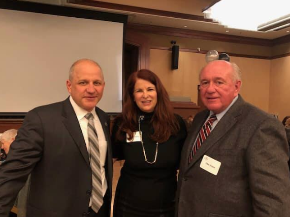 DanShawNV's tweet photo. I had a wonderful time yesterday with our Mayor Debra March and Raiders President Marc Badain at the Sun City Anthem Women’s Club luncheon. https://t.co/JtDmcfdlSH