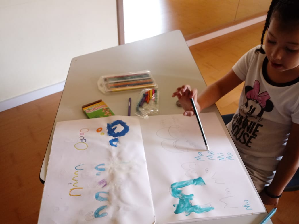 fundangelito's tweet photo. Las más pequeñas felicies trabajando en el proyecto nuevo de arte con la profe Zora. #TodosSomosAngelito https://t.co/Ea45tI435F https://t.co/h0b3c25r5O