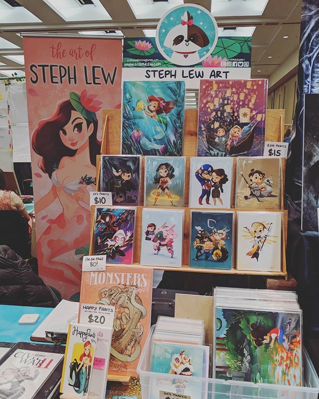 StephLewArt's tweet image. Day 2 at #eccc artist alley CC-13! #stephlew