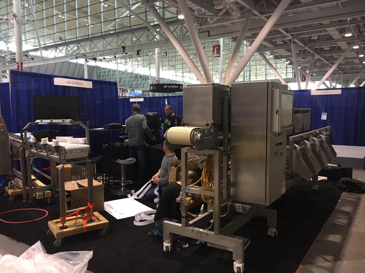 Booth Set-Up for the @bostonseafood has officially begun! #SENA2019