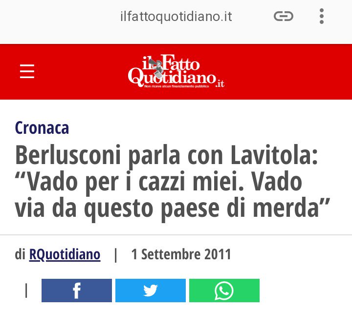 nmtedeschi's tweet image. &quot;Me ne vado da questo Paese di Merda&quot; disse...e noi stiamo aspettando. Ma probabilmente non è lui, è un #sosia #comparsa ingaggiato come #spauracchio per rassicurare i #VecchiRincoglioniti che hanno i soldi in #BancaMediolanum