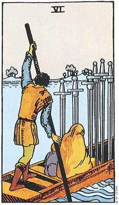 @lordvanguard @bekkomi Of course! I recreated the pose from the card, showing a rower with his family traveling from turbulent waters (clouds of smog in front plan on mine) to calmer waters in the future. Swords represent the memories of past burdens. Vik and Blitz are on a mobile platform! 