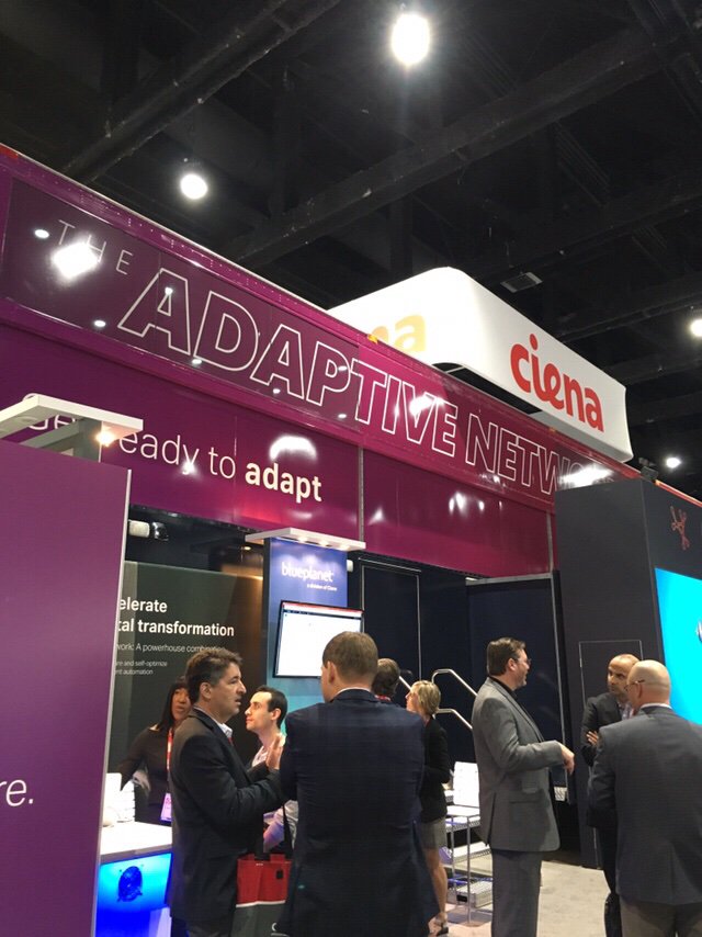 Ciena's tweet photo. Well the chapter is closed on a busy and successful week at #OFC19. Here is a peek at what the team was up to. #WaveLogic5 #800G #400ZR #adaptivenetwork #JohnTyndallAward #LightwaveInnovationAwards https://t.co/06o3YMv0T8 https://t.co/9ZielgGhKq