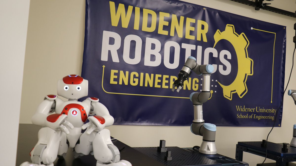 WidenerUniv's tweet image. Welcome to the Alan J. Criswell (&apos;82) Robotics Engineering Lab! This innovative lab features state-of-the-art #robotics technology that will prepare students for future #engineering challenges #WidenerEngineering

📷 : bit.ly/2HmzmiV
More info ➡️ bit.ly/2FderMR