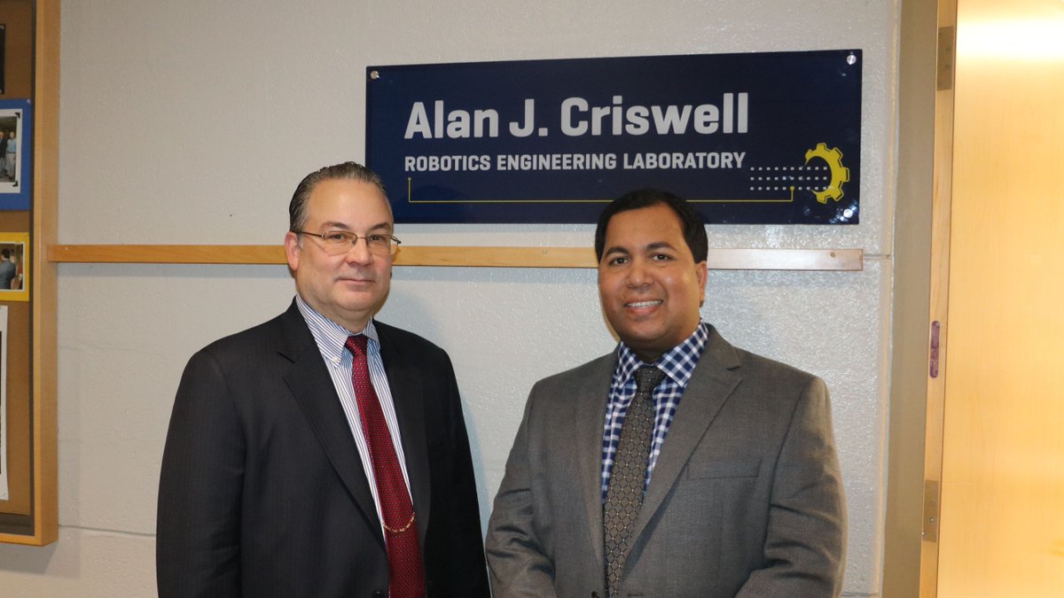 WidenerUniv's tweet image. Welcome to the Alan J. Criswell (&apos;82) Robotics Engineering Lab! This innovative lab features state-of-the-art #robotics technology that will prepare students for future #engineering challenges #WidenerEngineering

📷 : bit.ly/2HmzmiV
More info ➡️ bit.ly/2FderMR