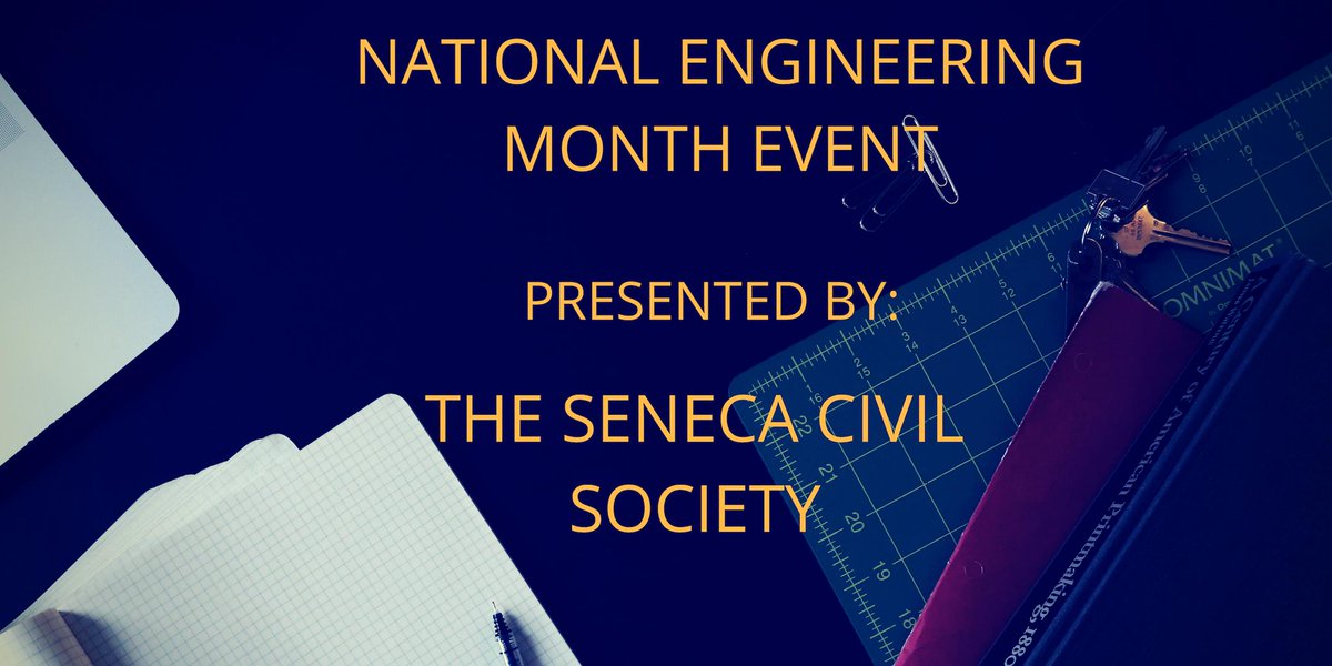 SEA_Seneca's tweet photo. March is National Engineering Month! Our friends over at @SenecaCivil are hosting their 4th Annual NEM Conference this coming Monday, March 18th at @SenecaNHCampus 
For more info &amp; registration, visit: https://t.co/L2Cjt59mle https://t.co/0nzYPsW8yw