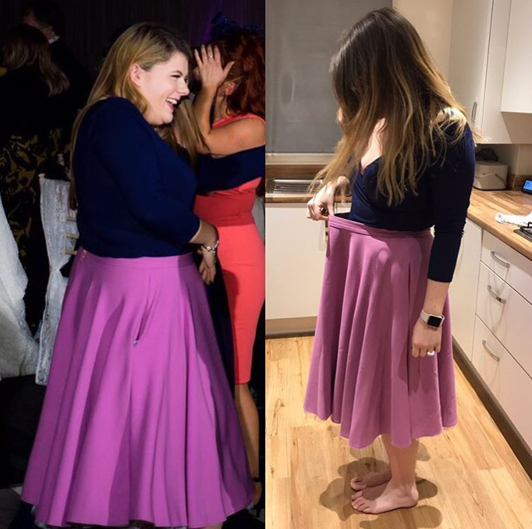 SlimmingWorld's tweet photo. Planning on #springcleaning this weekend? Bag up the clothes you’ve slimmed out of – like Chloe (chloebadgersw on Insta) – bring them along to your #SlimmingWorld group from Monday, and raise money for @CR_UK or @IrishCancerSoc as part of the Big Golden #SWClothesThrow! https://t.co/UGWGrbdSSx