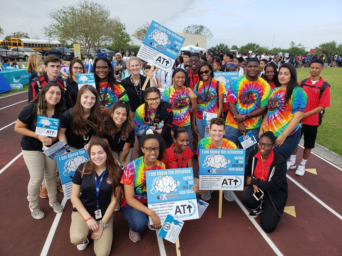 We are #AboveTheInfluence @Jneer @browardk12teach @MHShighlights @KNIGHT_L1FE @MHSSADD @monarchbsu @MonarchSGA