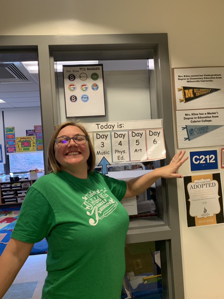 Ms. Kline earned 4 new badges in ONE day!! #empoweredlearner #badgeblitzisstillhappening #SDOLTECH