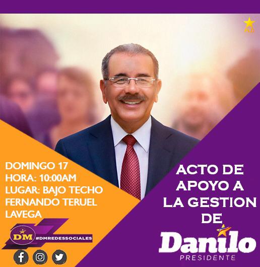 Saigryp1's tweet photo. #DMRedesSociales Invita al Gran acto de apoyo a la gestión de gobierno del presidente @DaniloMedina, Este domingo 17 de marzo a las 10 de la mañana, en el bajo techo “Fernando Teruel” los veganos les dirán sí al progreso, sí al presidente Danilo Medina
@maxdesoto 
@fabiola_azua https://t.co/bBXJnSjZ4W