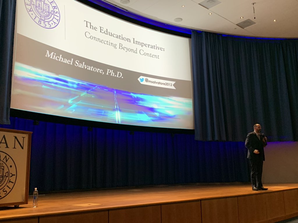 drskgray's tweet photo. Dynamic keynote by @Msalvatore2012 at the 3rd annual Educational Thought Leaders’ Conference. #Leading19 Many thanks to @aapphd7 @AbeBarretto @jefftoney for continuing to bring educators together across the state to be inspired and invigorated by thought leaders. https://t.co/9edRj7xixl